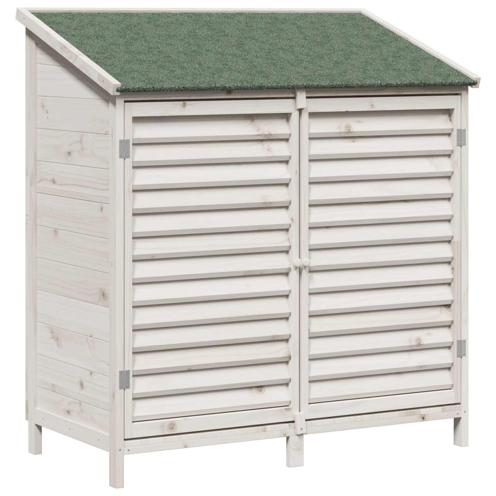 Cobertizo de Jardín Blanco 106 x 56 x 113,5 cm
