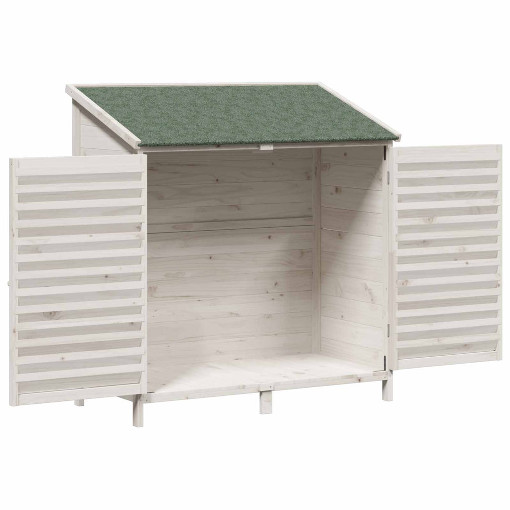 Cobertizo de Jardín Blanco 106 x 56 x 113,5 cm