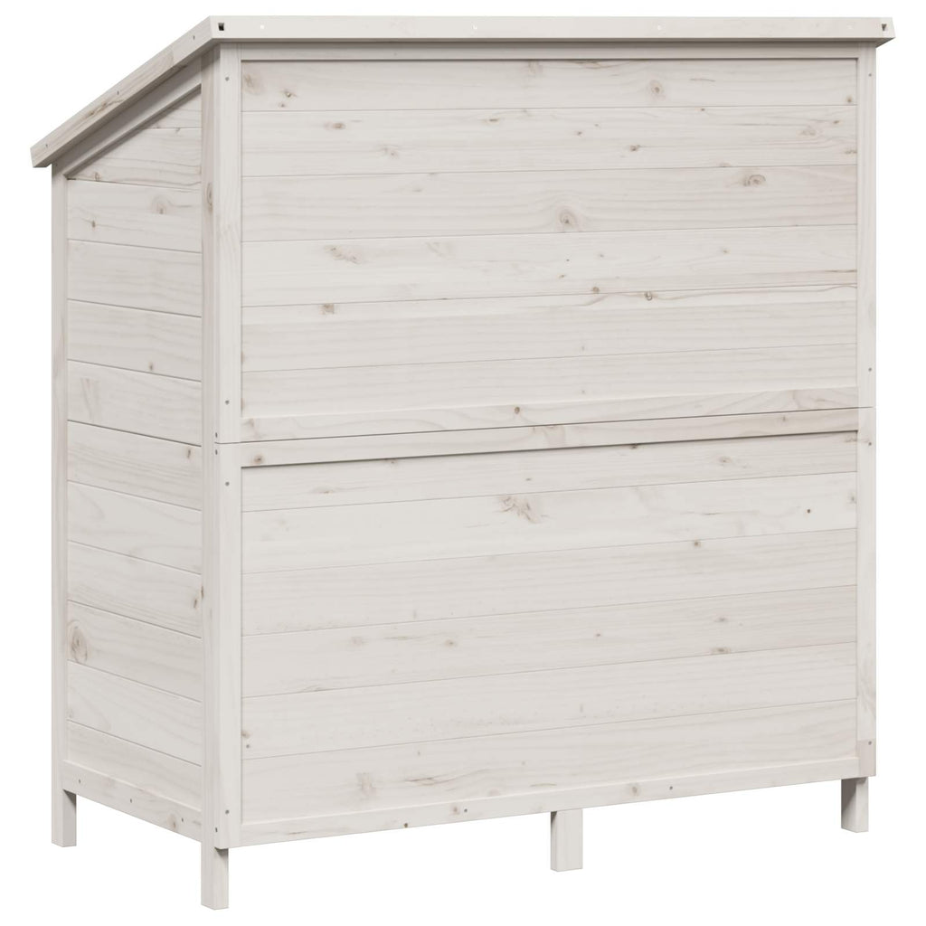 Cobertizo de Jardín Blanco 106 x 56 x 113,5 cm