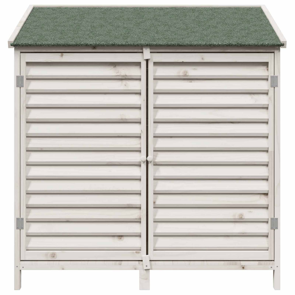 Cobertizo de Jardín Blanco 106 x 56 x 113,5 cm