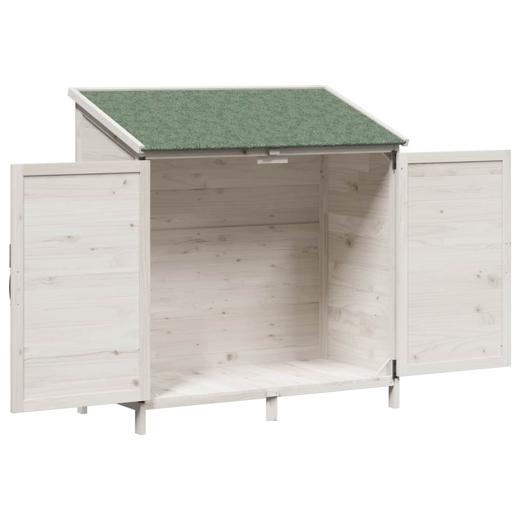 Cobertizo de Jardín Blanco 106 x 56 x 113,5 cm