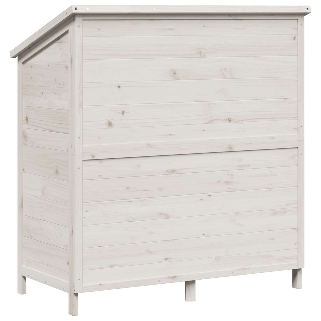 Cobertizo de Jardín Blanco 106 x 56 x 113,5 cm