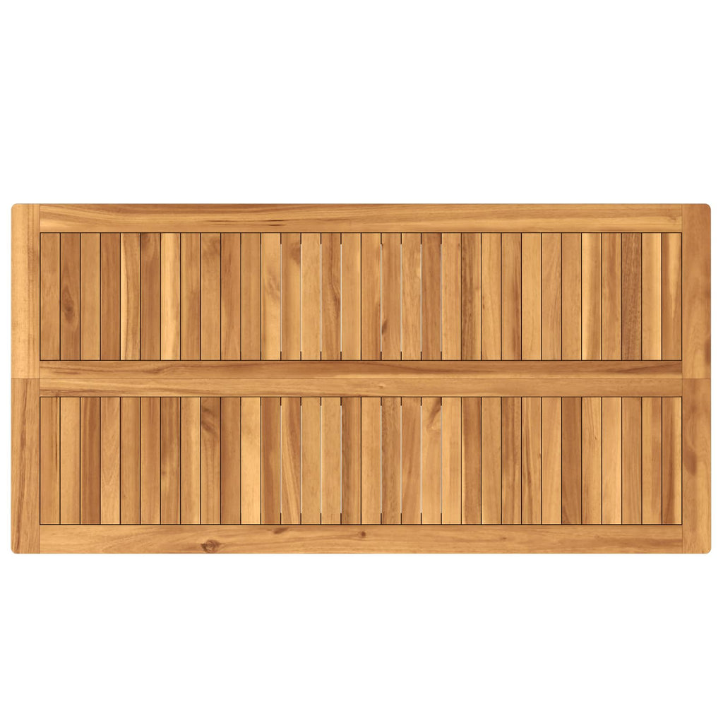 Conjunto de Bar al Aire Libre 7 pcs Natural