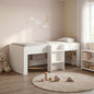 Estrutura de Cama Alta para Crianças 2 peças Branco 193 x 96,1 x 68,5 cm