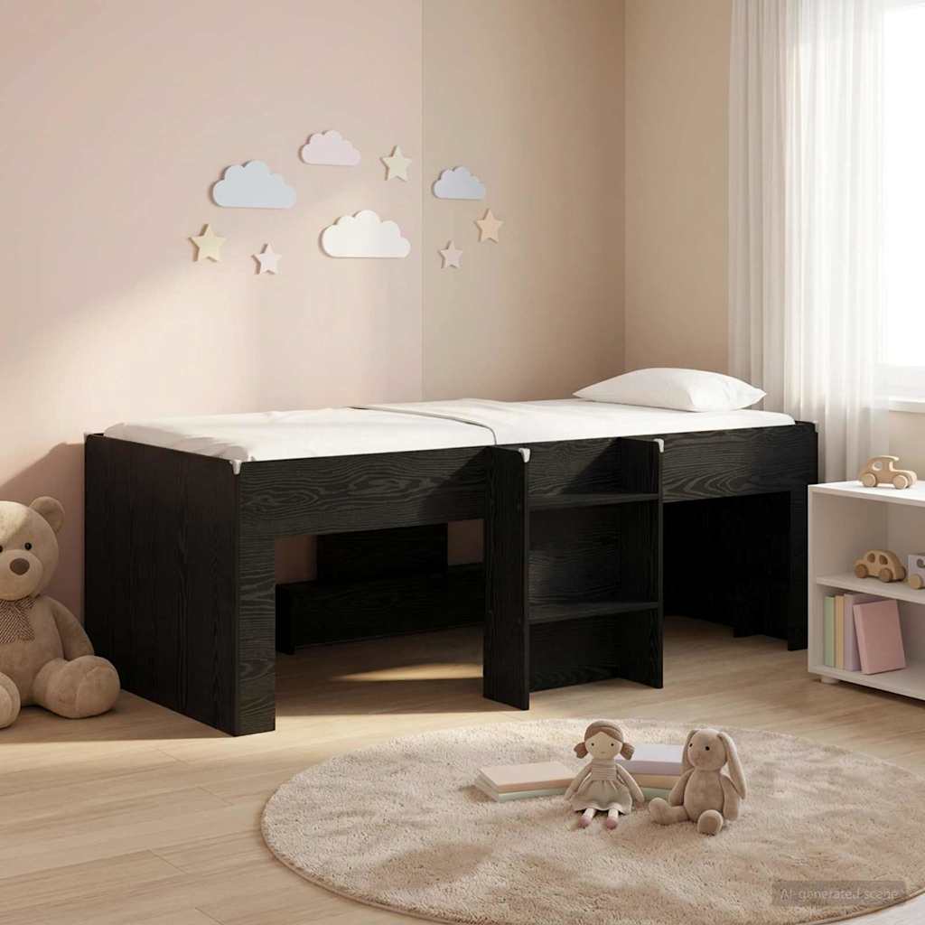 Kids' High Bed Frame 2 pcs White 193 x 96.1 x 68.5 cm