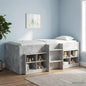 Estrutura de Cama Alta para Crianças 2 peças Branco 193 x 96,1 x 68,5 cm