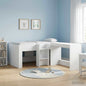 Estrutura de Cama Alta para Crianças 2 peças Branco 193 x 96,1 x 68,5 cm