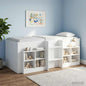 Estrutura de Cama Alta para Crianças 2 peças Branco 193 x 96,1 x 68,5 cm