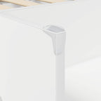Marco de Cama Alta para Niños 2 pcs Blanco 193 x 96,1 x 68,5 cm