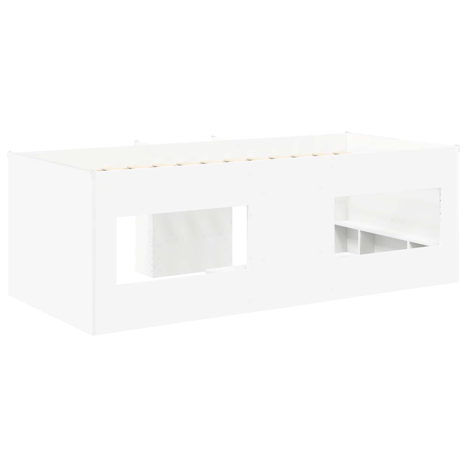 Marco de Cama Alta para Niños 2 pcs Blanco 193 x 96,1 x 68,5 cm