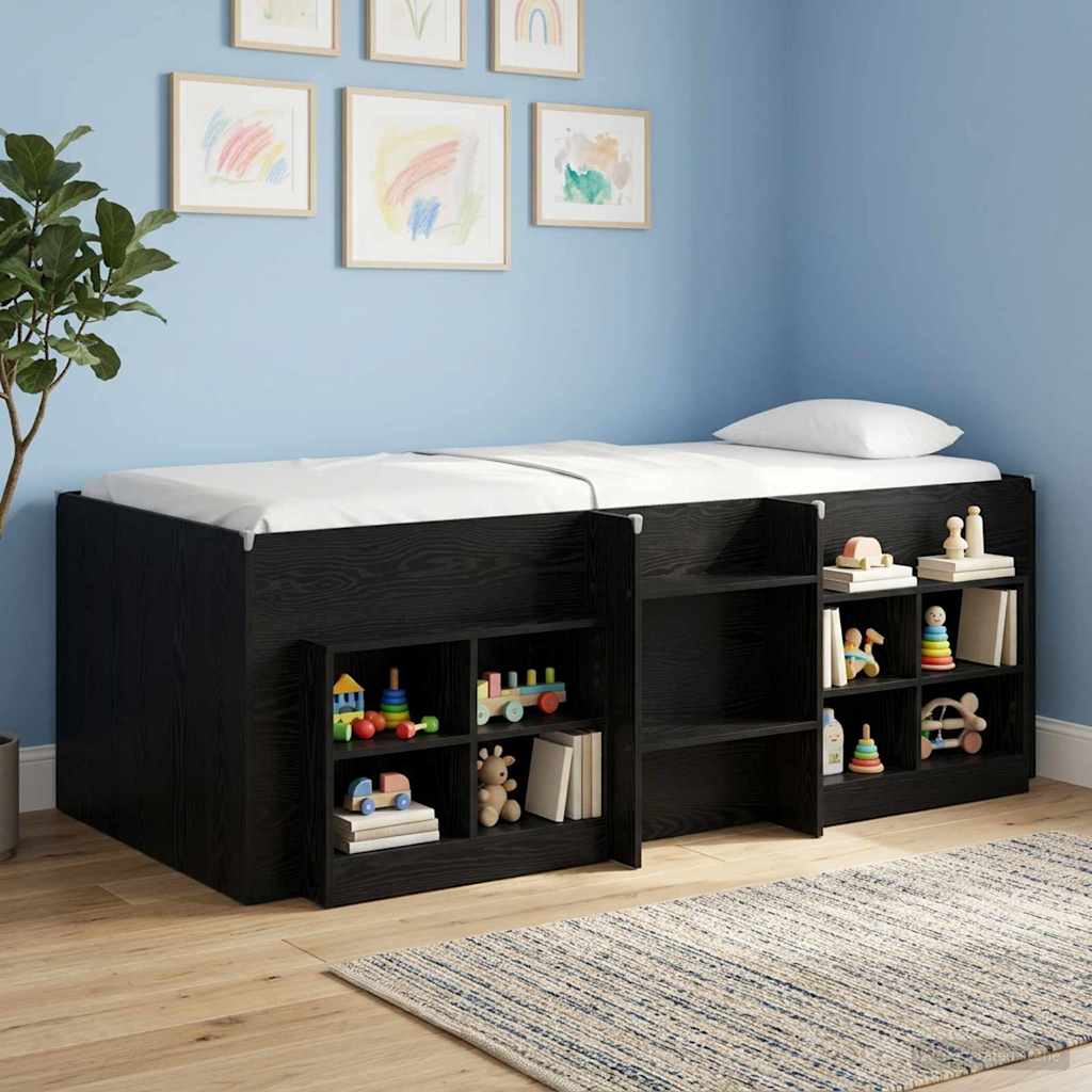 Kids' High Bed Frame 2 pcs White 193 x 96.1 x 68.5 cm