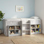 Estrutura de Cama Alta para Crianças 2 peças Branco 193 x 96,1 x 68,5 cm