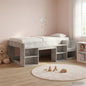 Children's Bed with Storage White 75 x 190 cm