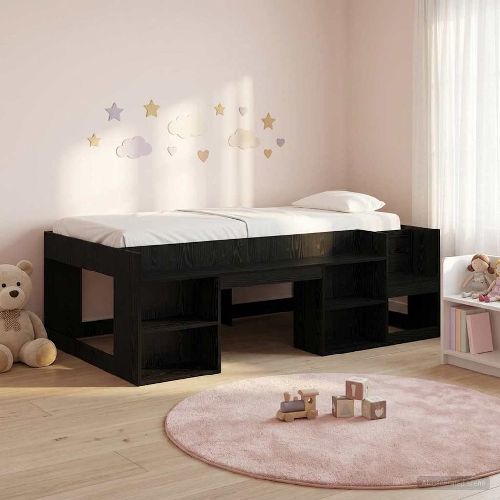 Children's Bed with Storage White 75 x 190 cm