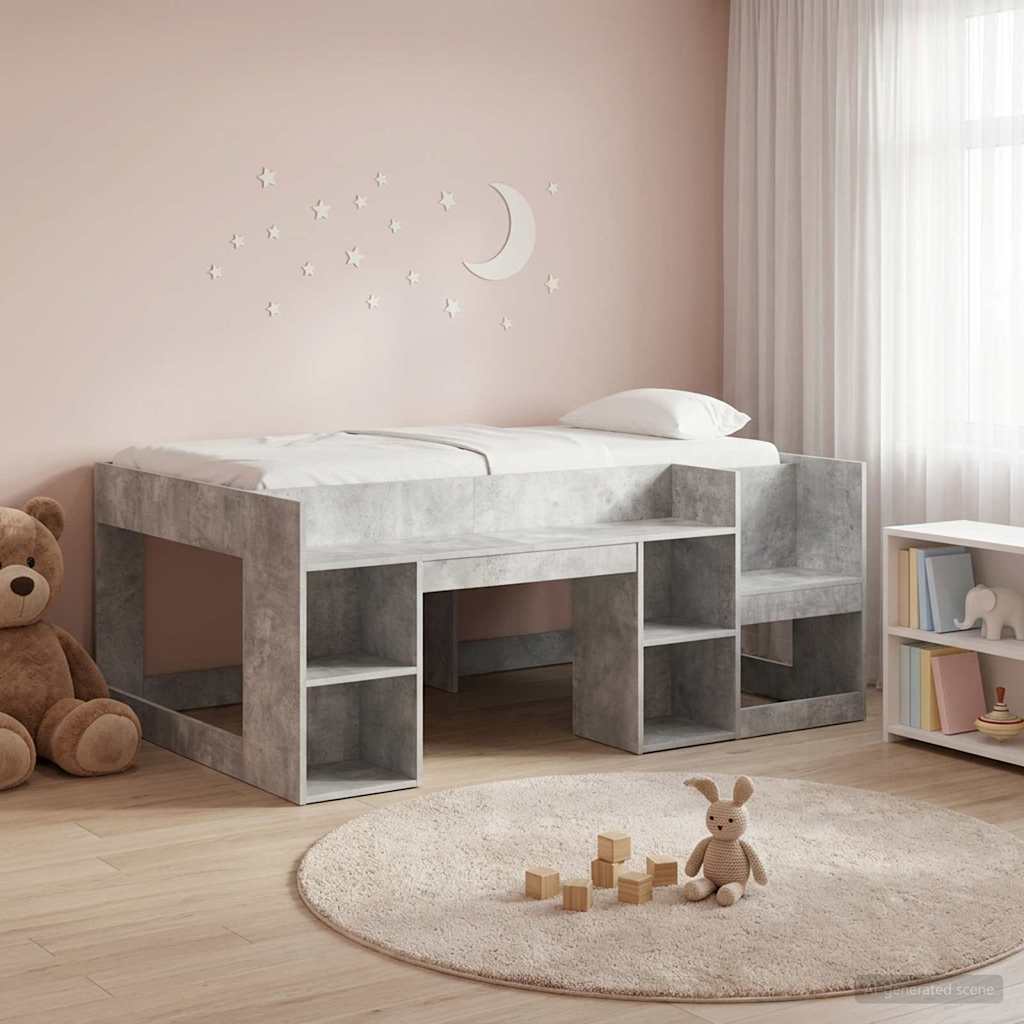 Children's Bed with Storage White 75 x 190 cm