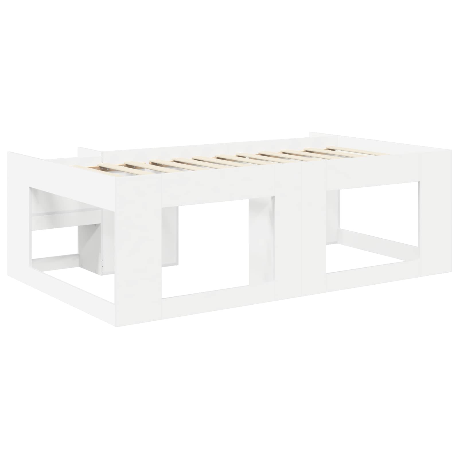 Cama Infantil con Almacenamiento Blanco 75 x 190 cm