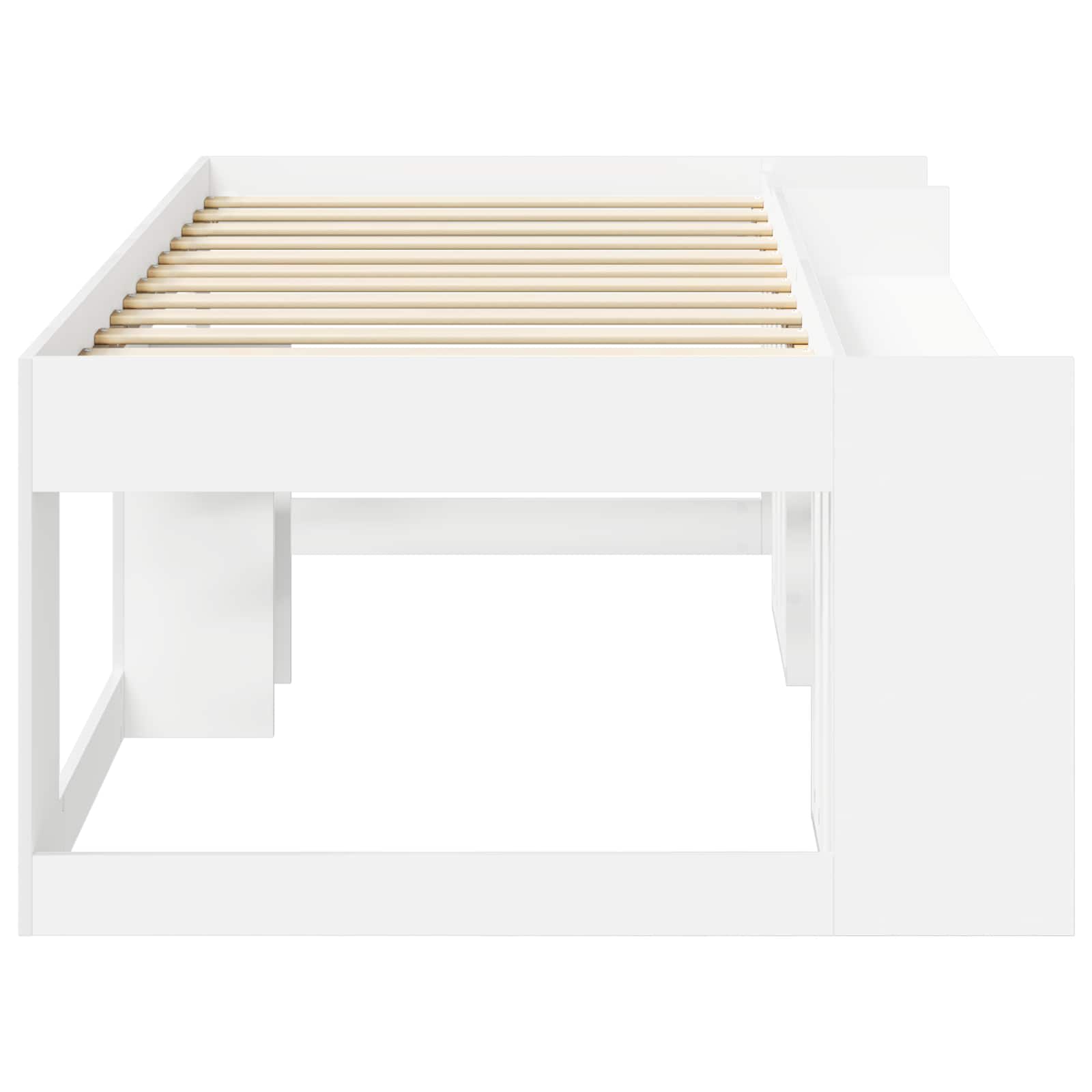 Cama Infantil con Almacenamiento Blanco 75 x 190 cm