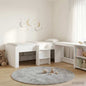 Cama alta para niños con escritorio Blanco 80 x 200 cm