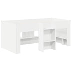 Cama con Túnel 4 pcs Blanco Madera de ingeniería