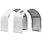 Cama con Túnel 4 pcs Blanco Madera de ingeniería
