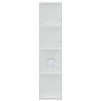 Cama con Túnel 4 pcs Blanco Madera de ingeniería