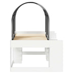 Cama con Túnel 4 pcs Blanco Madera de ingeniería