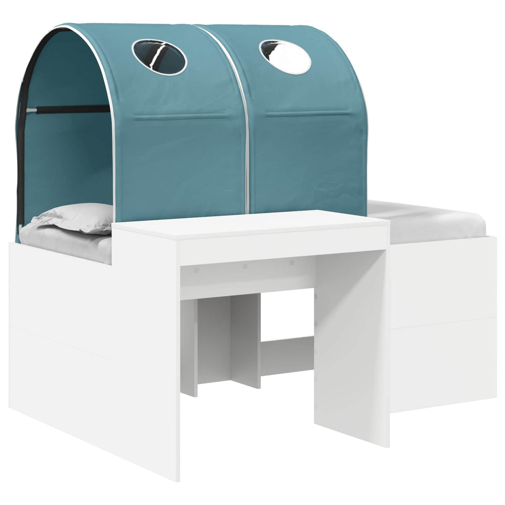 Cama con Túnel 4 pcs Roble Artisian y Azul Claro