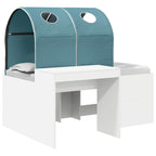 Cama con Túnel 4 pcs Roble Artisian y Azul Claro