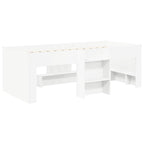 Cama con Túnel 4 pcs Blanco Madera de ingeniería