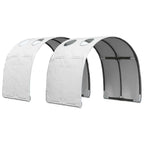 Cama con Túnel 4 pcs Blanco Madera de ingeniería