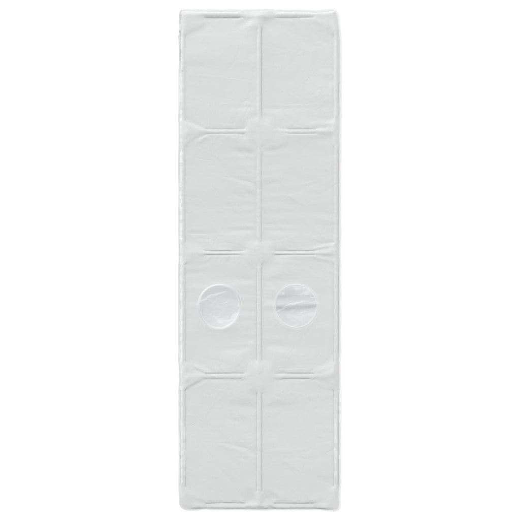 Cama con Túnel 4 pcs Blanco Madera de ingeniería
