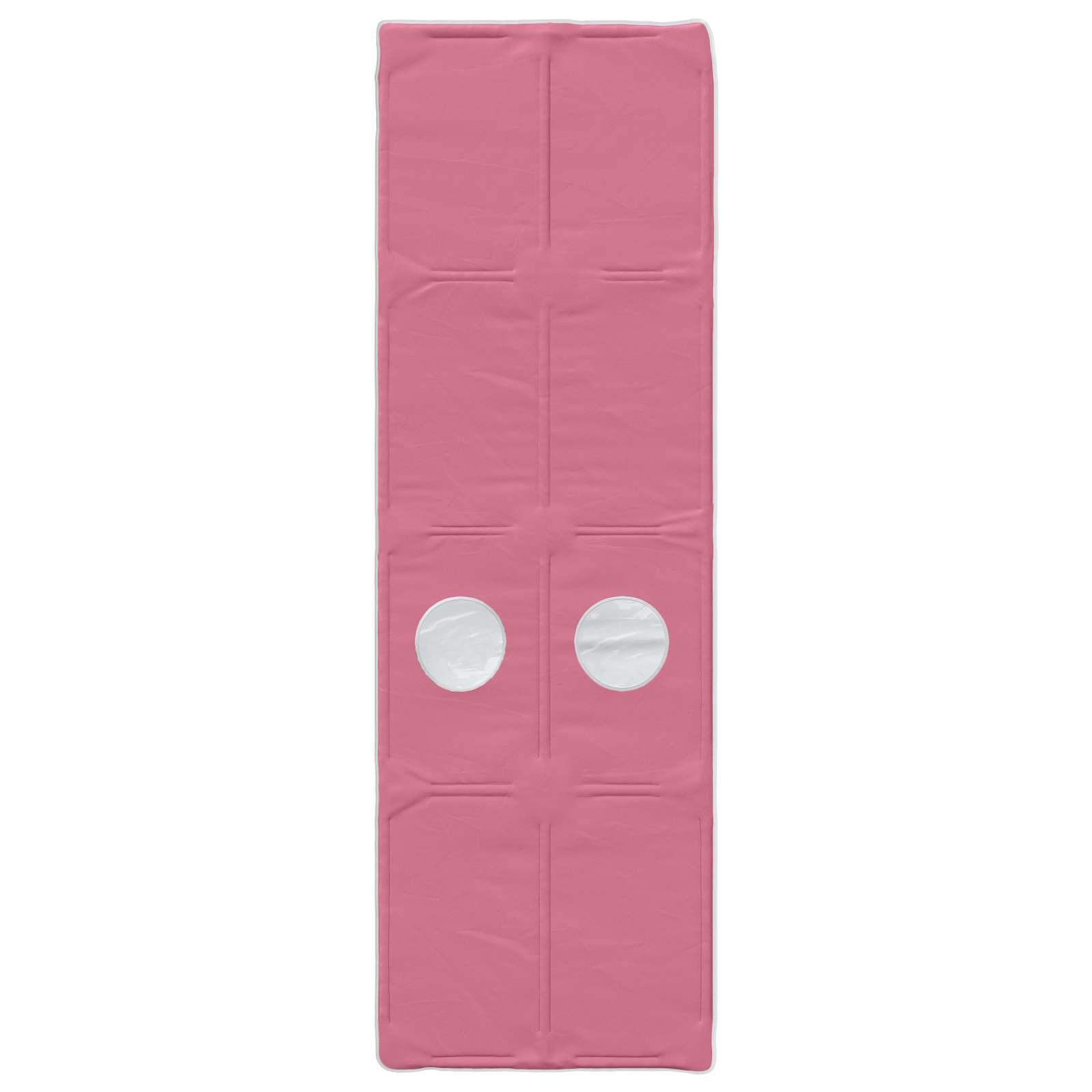 Cama con túnel 3 pcs Blanco y Rosa Madera de ingeniería