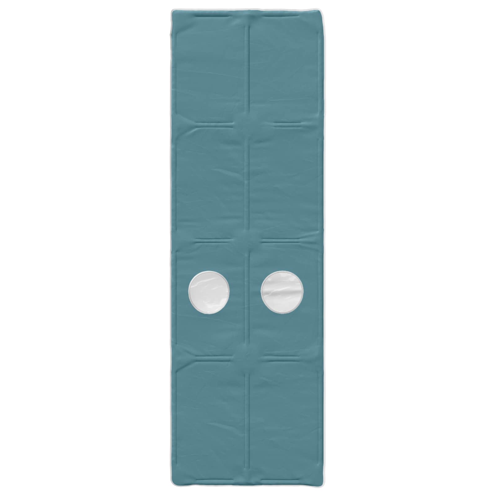 Cama con túnel 3 pcs Blanco y Azul Claro Madera de ingeniería
