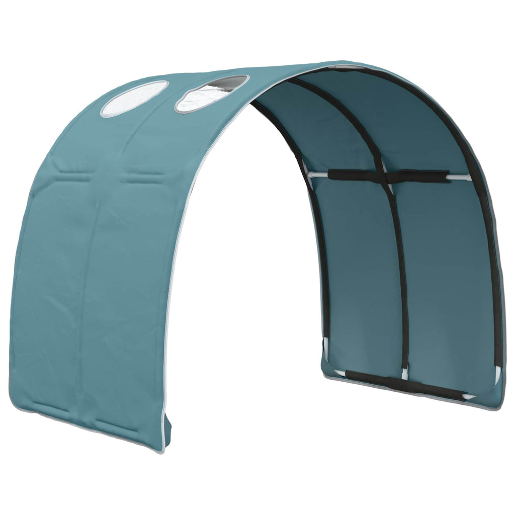Cama con Túnel 4 pcs Roble Artisian y Azul Claro