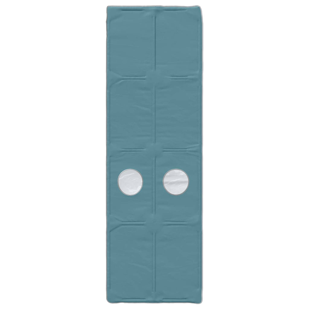 Cama con Túnel 4 pcs Roble Artisian y Azul Claro