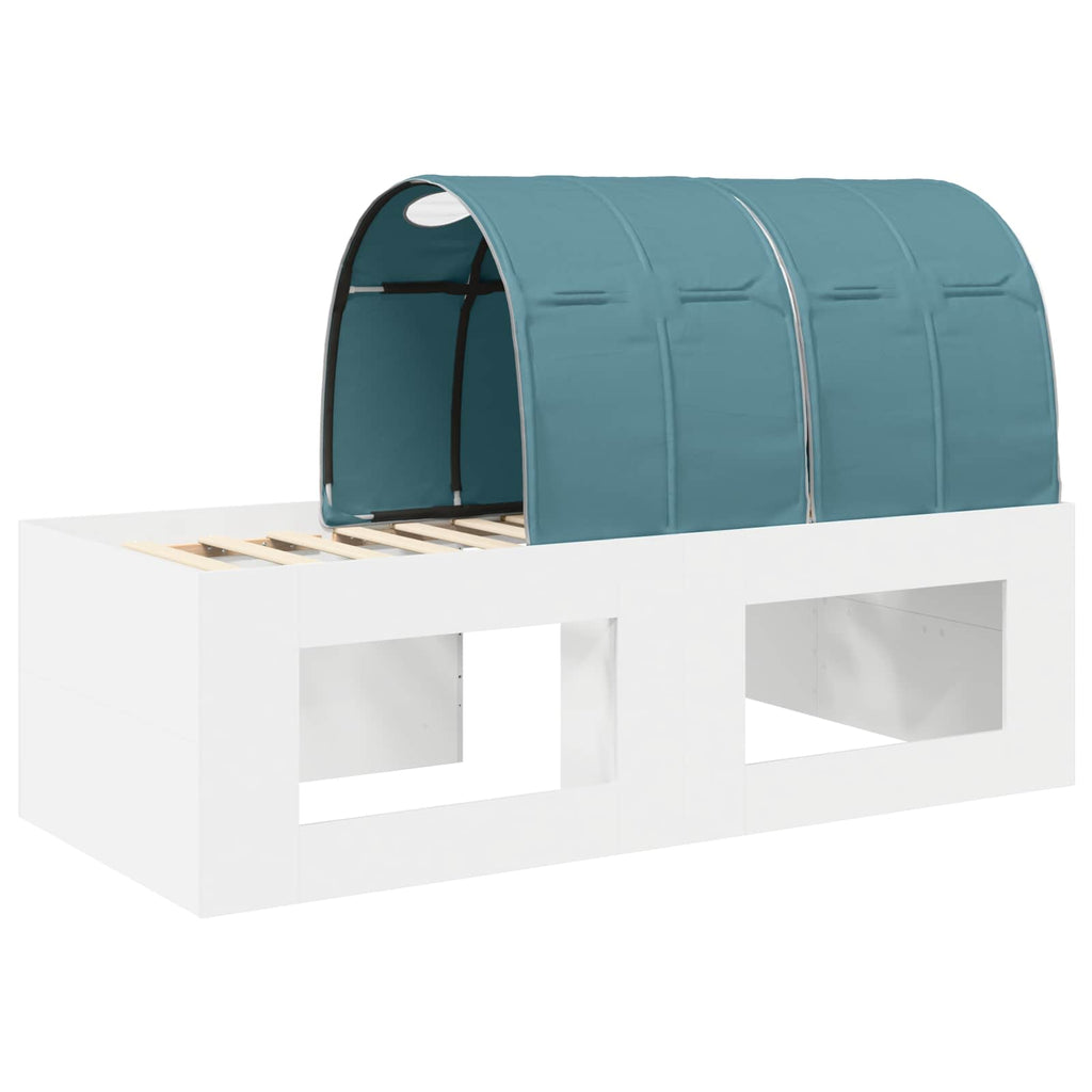 Cama con Túnel 4 pcs Roble Artisian y Azul Claro