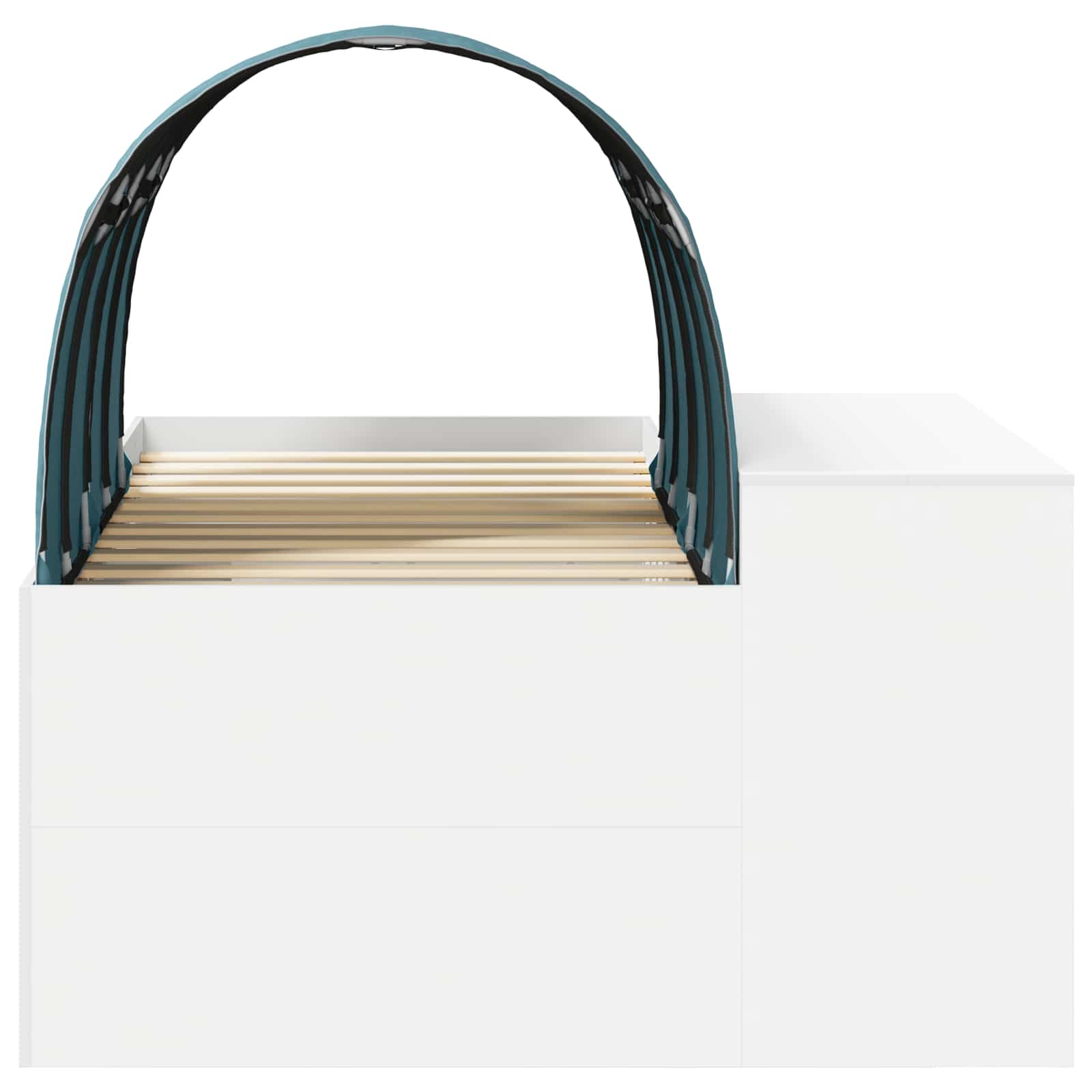 Cama con Túnel 4 pcs Roble Artisian y Azul Claro