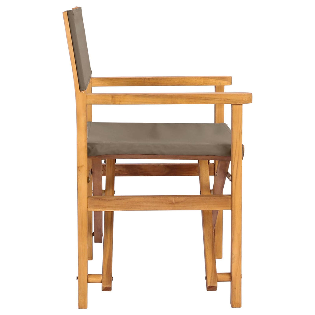 Silla de comedor 56 x 54 x 87 cm 100% Poliéster y Teca Sólida