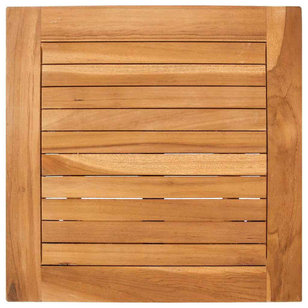 Tumbona 2 pcs Marrón Madera de teca maciza