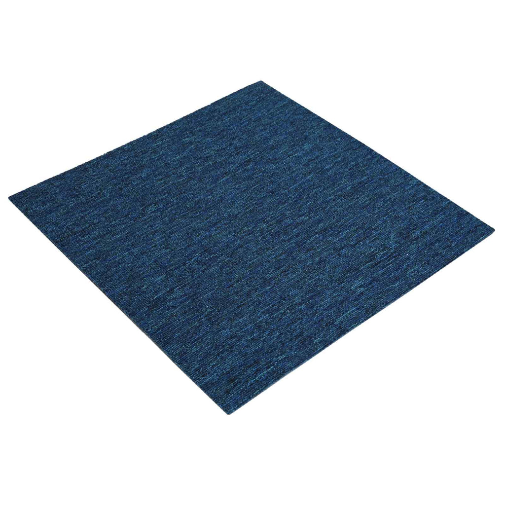 Azulejo de alfombra Azul 50 x 50 cm 20 pcs PP y Betún