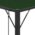 Gazebo con techo ajustable Verde 3 x 3 x 2,14 m Tela y Aluminio