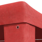 Carpa de Fiesta 400 x 300 x 255 cm Rojo PE y acero