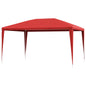 Carpa de Fiesta 400 x 300 x 255 cm Rojo PE y acero