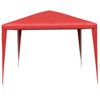 Carpa de Fiesta 400 x 300 x 255 cm Rojo PE y acero