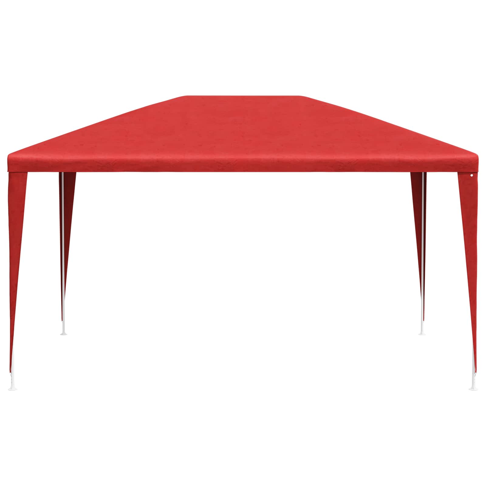 Carpa de Fiesta 400 x 300 x 255 cm Rojo PE y acero