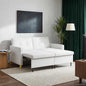 Sofá-cama 60cm Capuccino Pele artificial