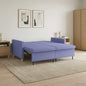 Sofá-cama 60cm Capuccino Pele artificial