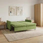 Yellow Fabric Sofa Bed