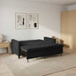 Yellow Fabric Sofa Bed