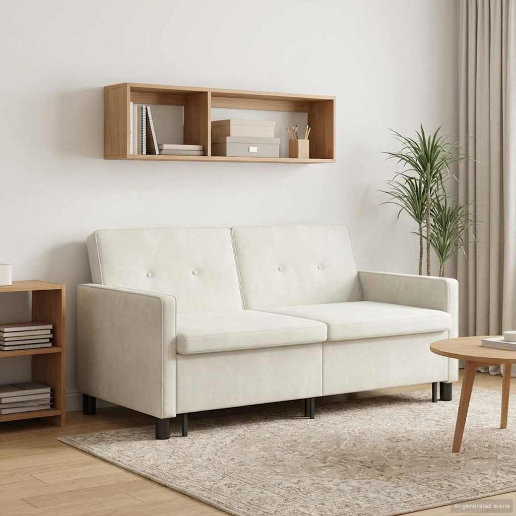 Yellow Fabric Sofa Bed